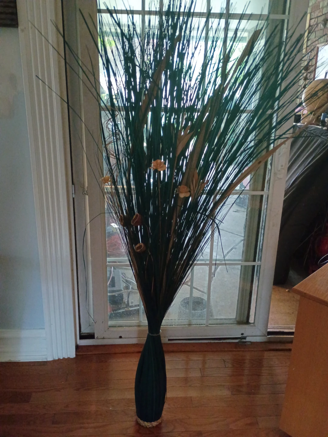 Large Decorative Grass and Flower Arrangement - photo 2