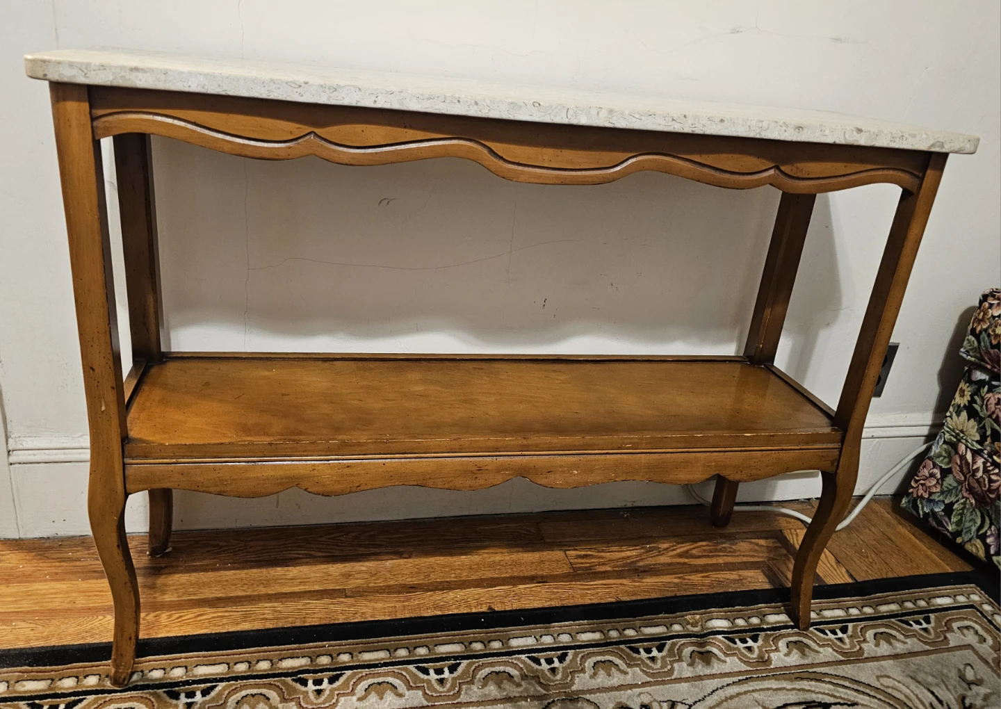 Vintage Matching Marble Top Accent Tables Rectangular & Round - photo 5