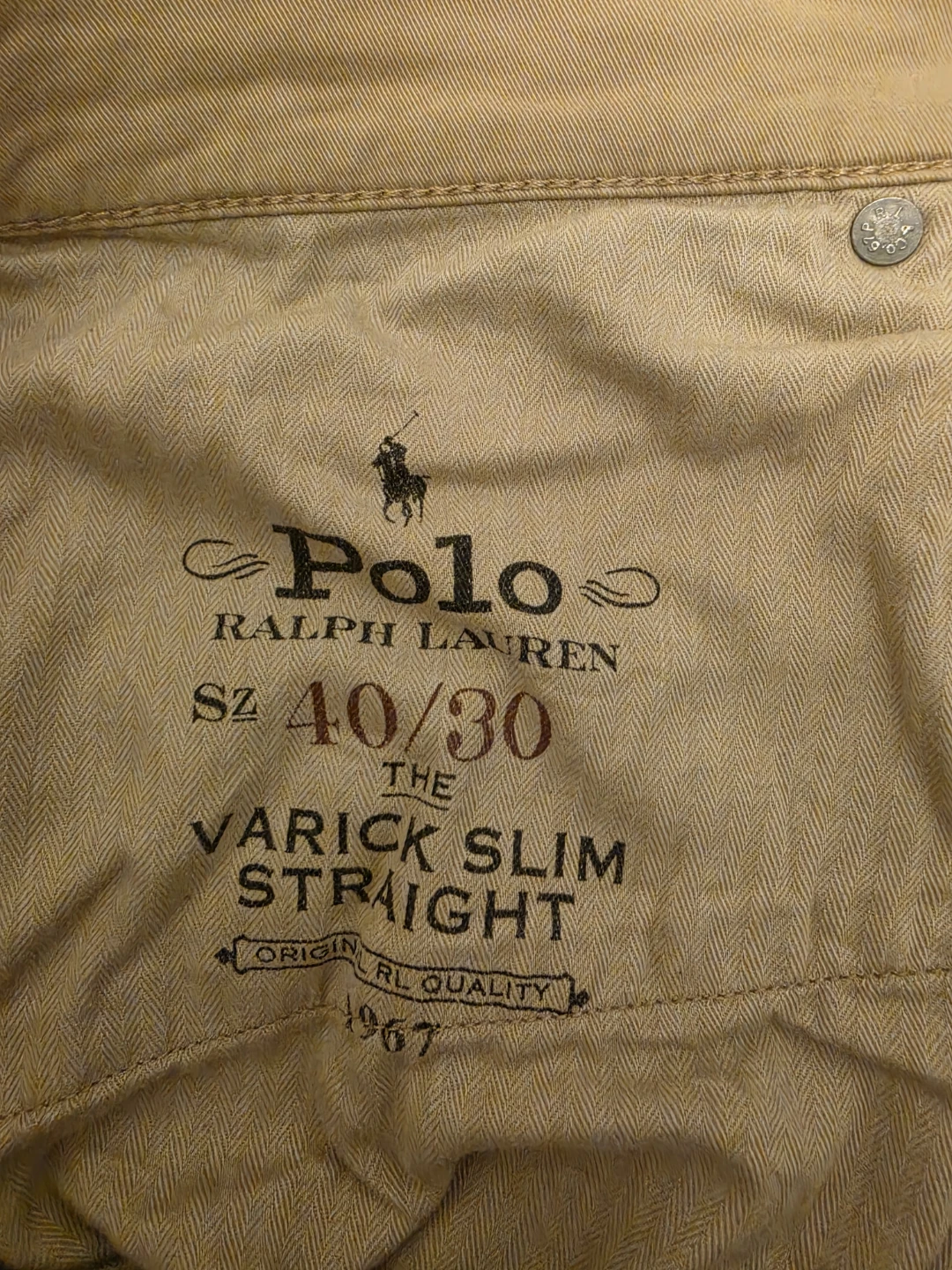 Ralph Lauren, Polo The Varick Slim (40/30, Tan) - photo 3
