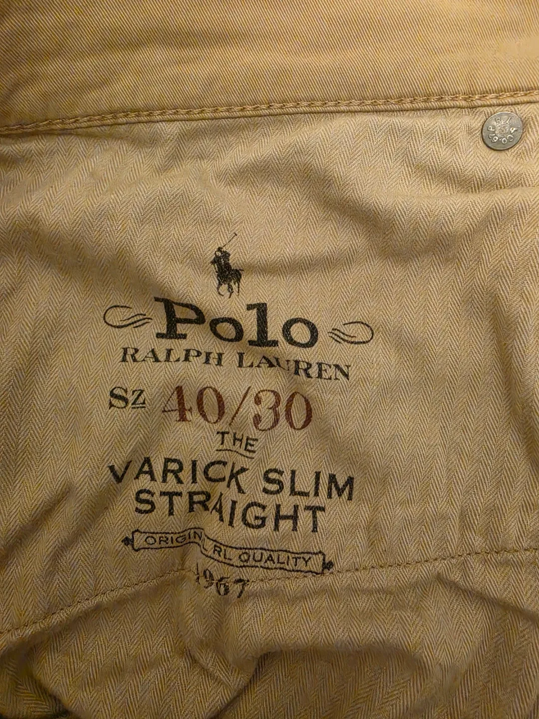 Ralph Lauren, Polo The Varick Slim (40/30, Tan) - photo 3