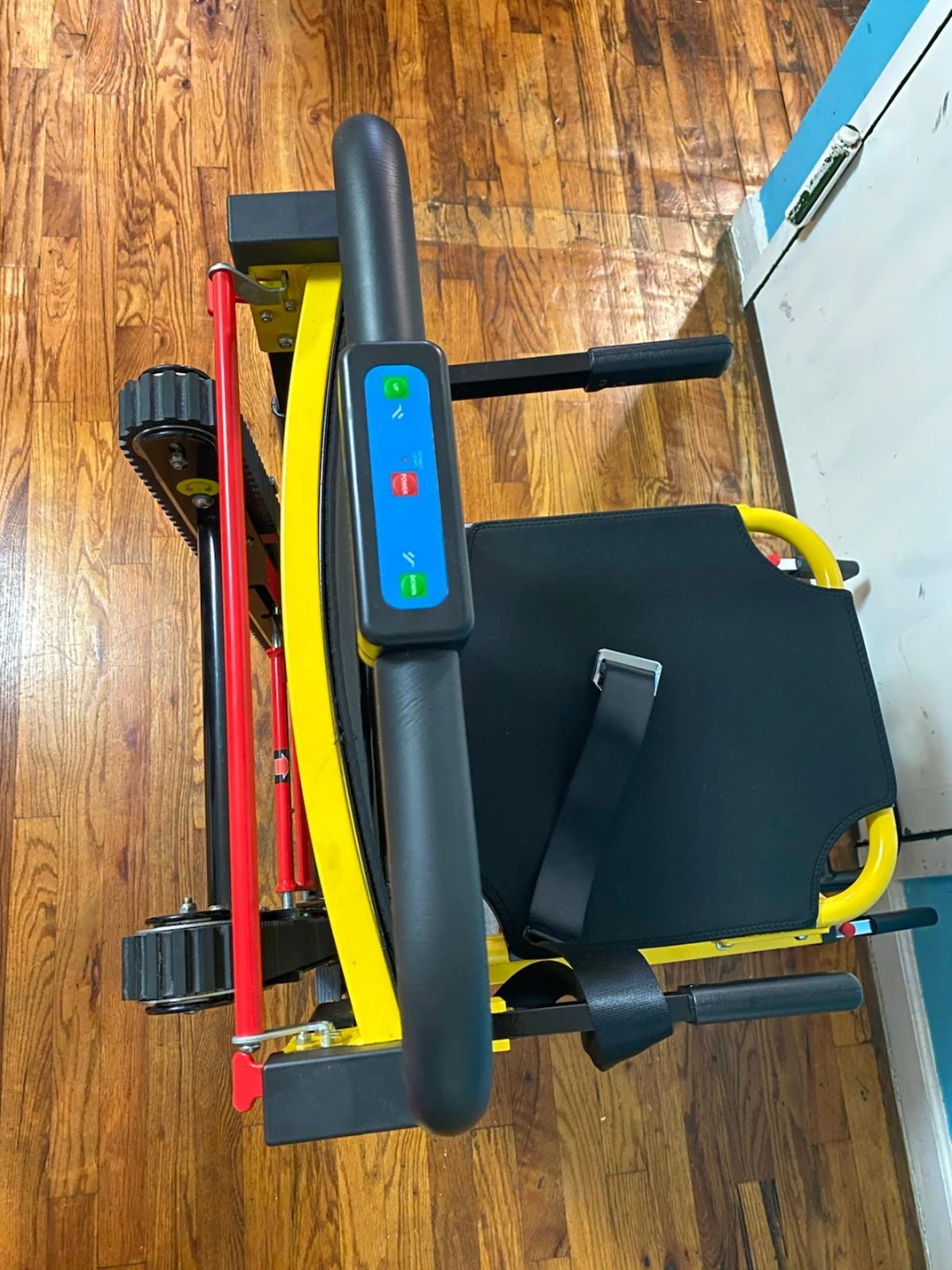 Yellow and Black Stair Climber Wheelchair