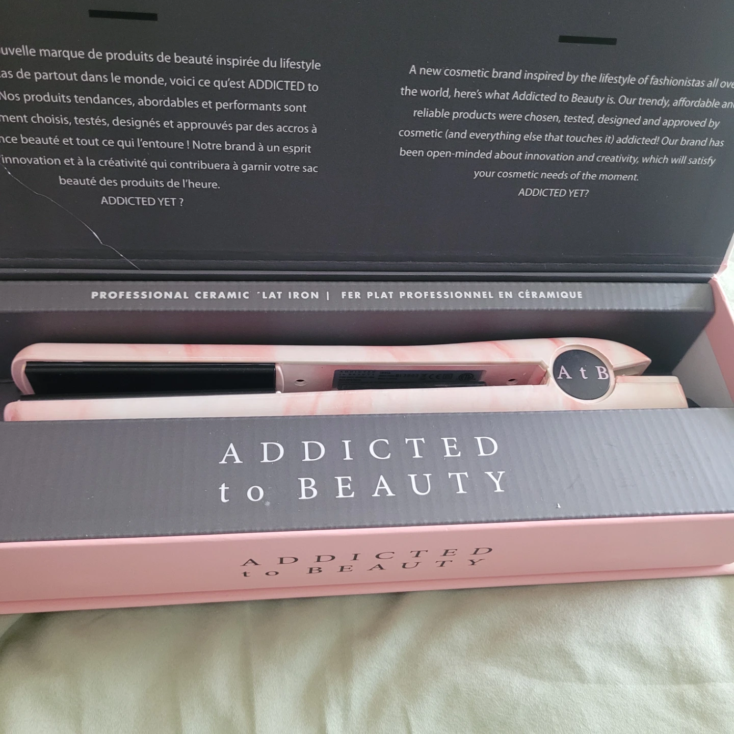Addicted to Beauty Professional Ceramic Flat Iron