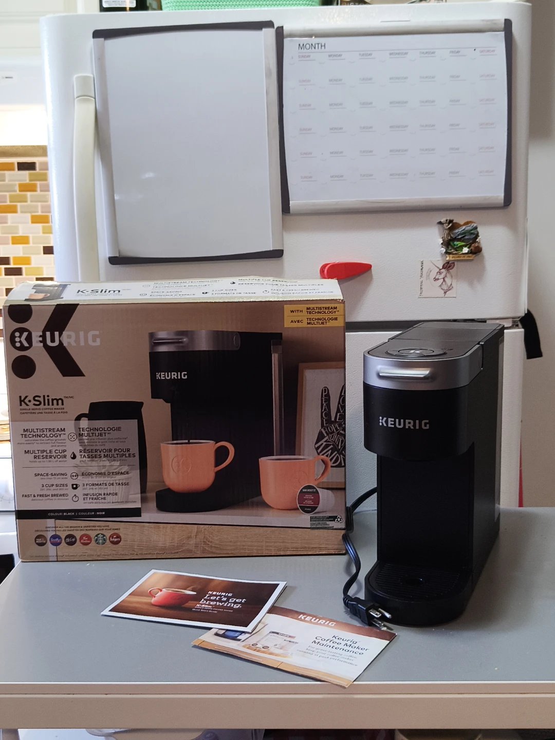 2023 black Keurig K-slim (with original packaging)