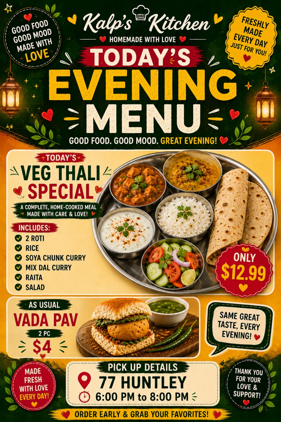 Kalp's Kitchen Veg Thali Special - photo 5