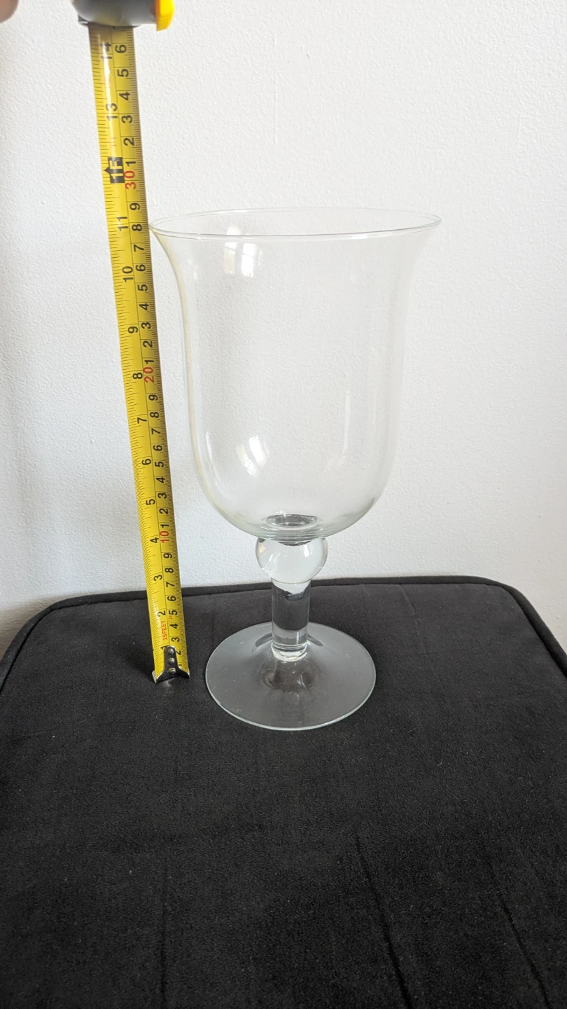 Large oversized Hurricane glass