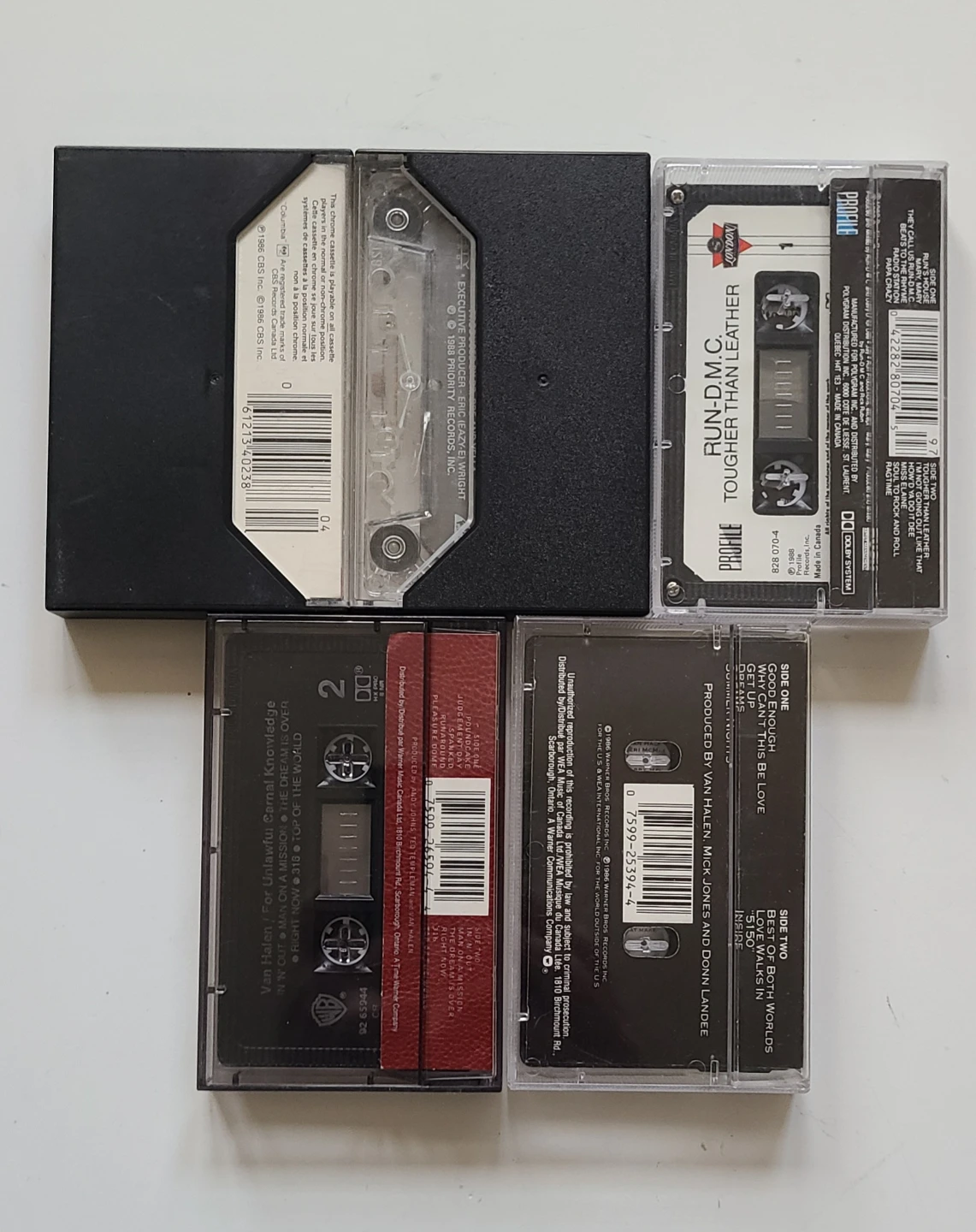 1980s Audio Cassettes - Beastie Boys, RUN DMC... $7-$12 - photo 2