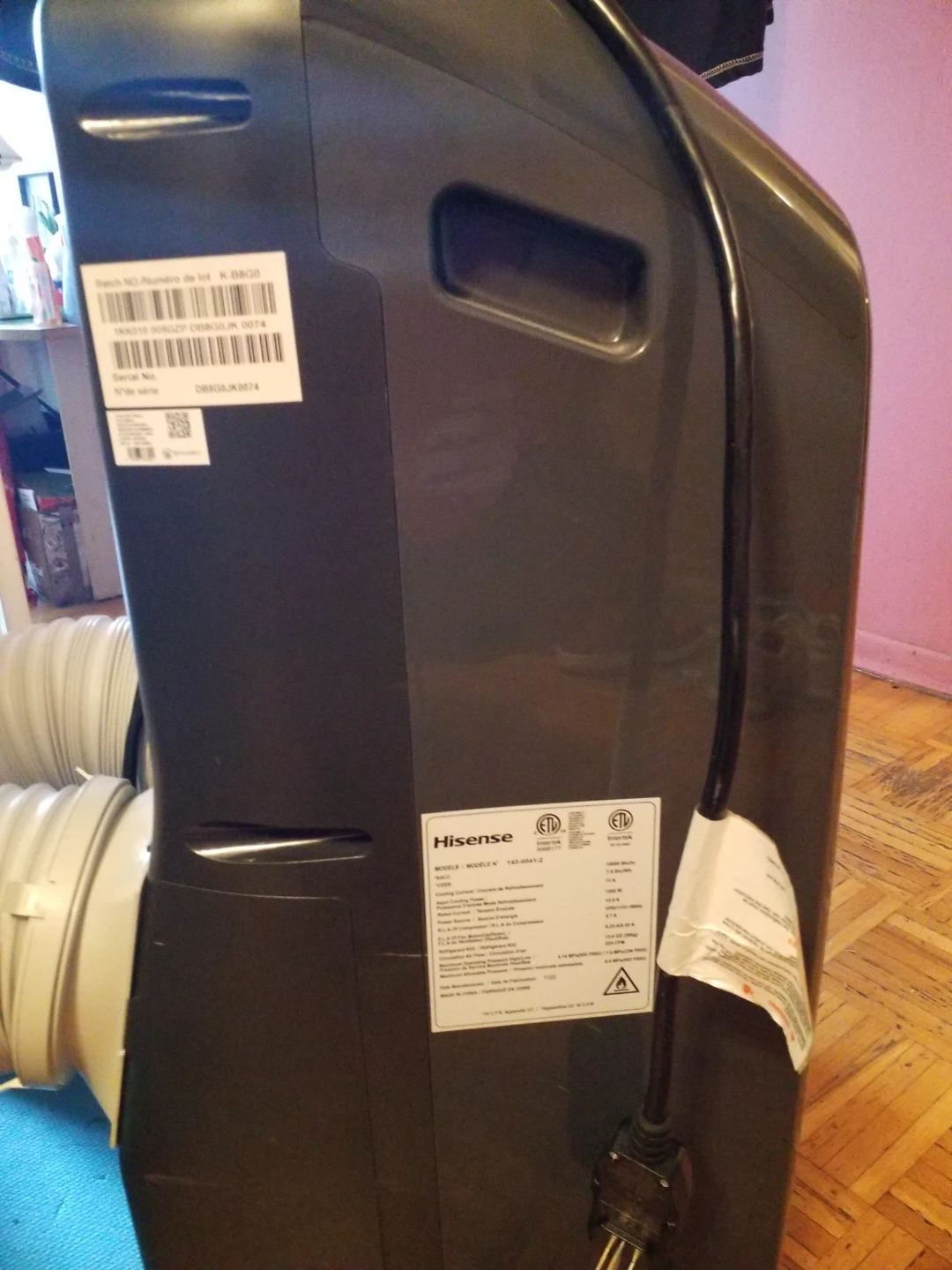 Hisense Portable Air Conditioner with Remote - photo 2
