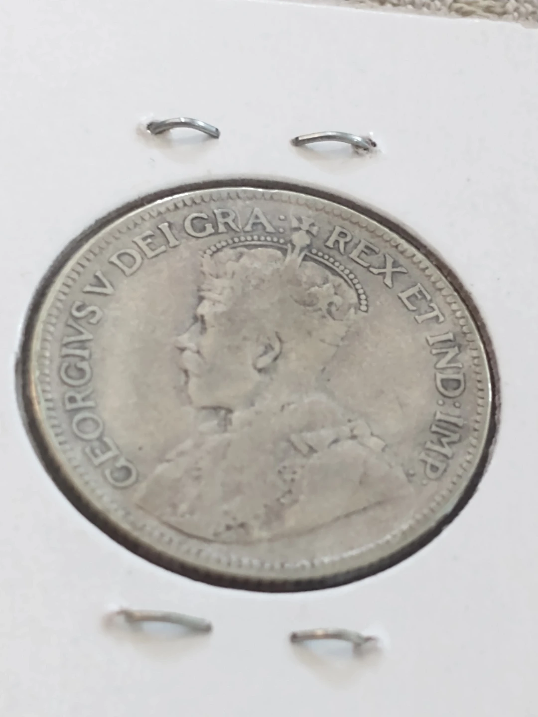 1929 Canada George V .800 silver quarter - photo 4