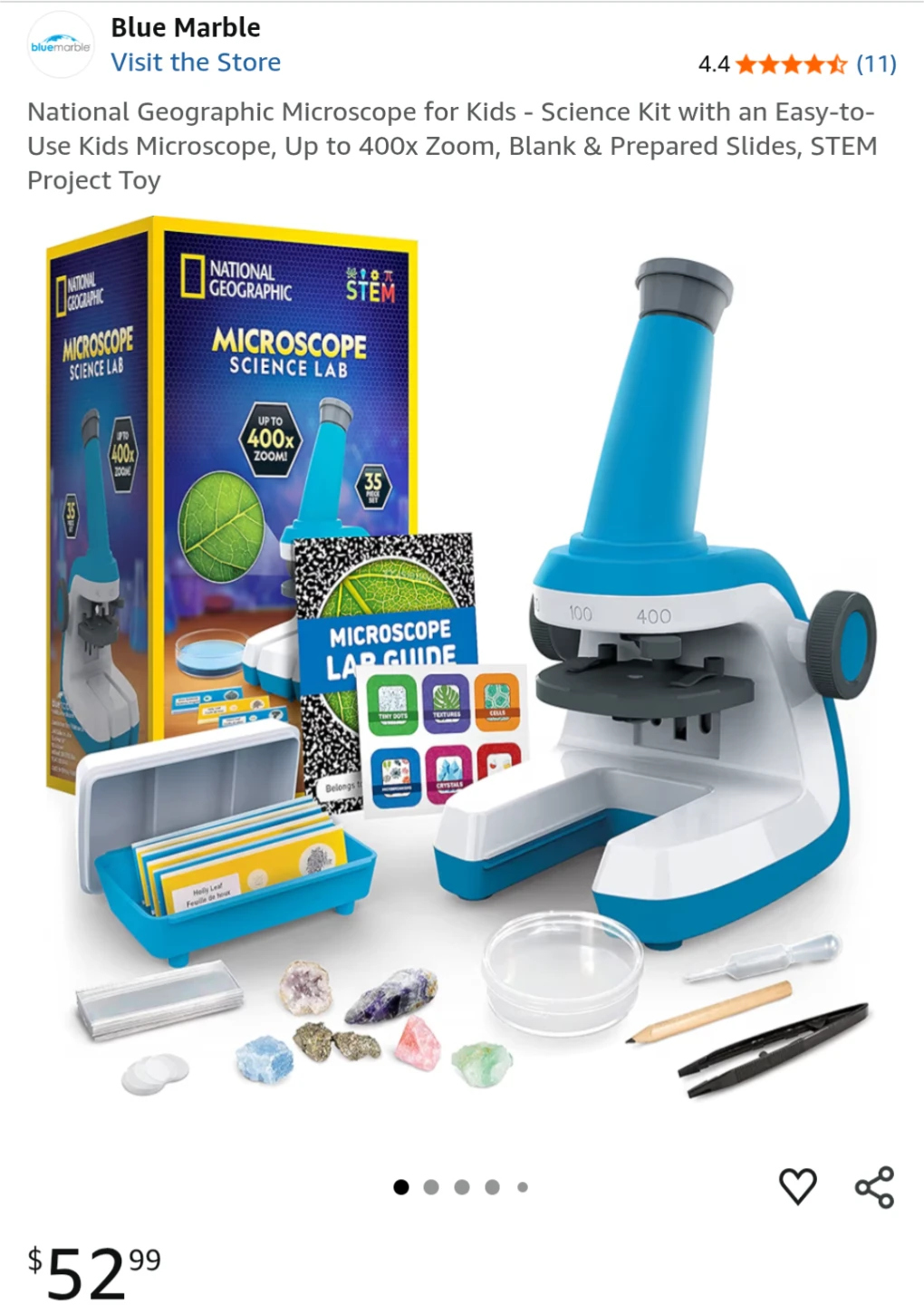 National Geographic Kids Microscope Science Kit