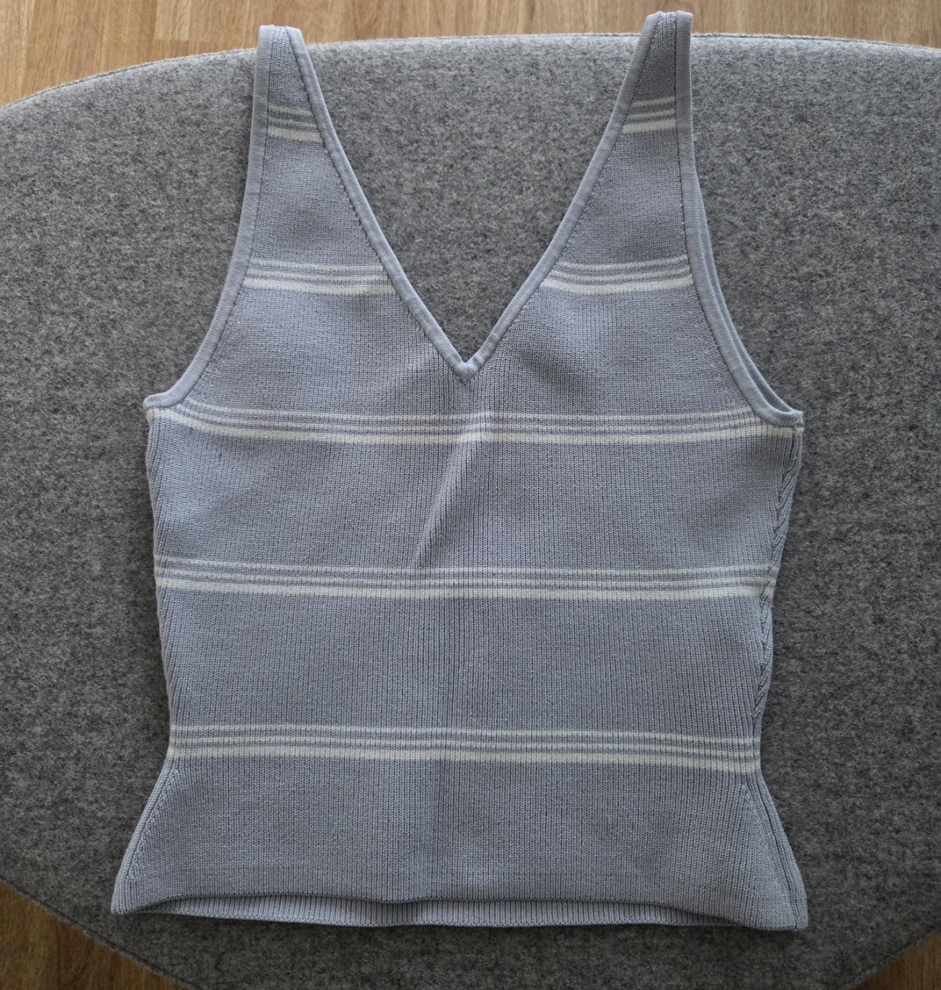 Blue Striped Tank Top