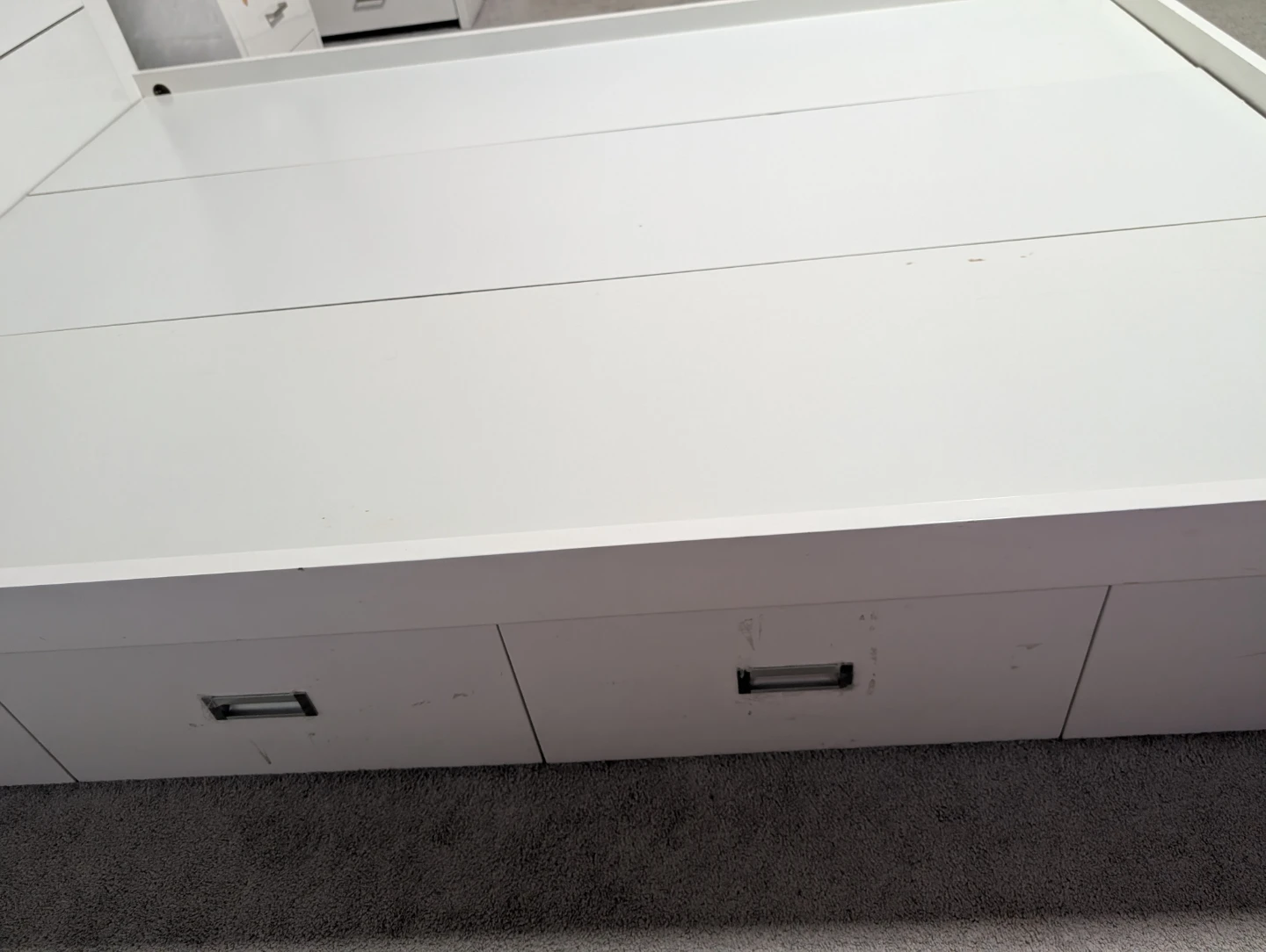 White Dresser with Mirror - photo 4