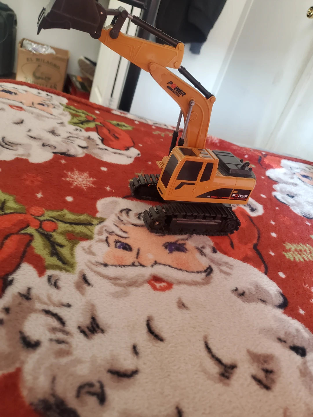 Orange Excavator Toy