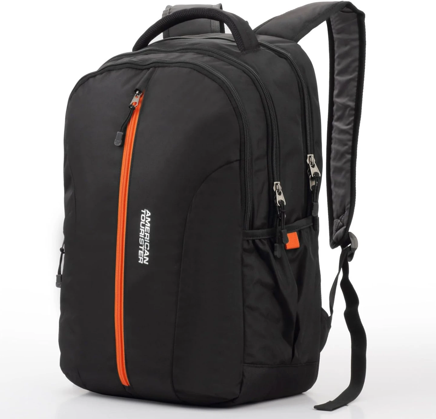 American Tourister Black Backpack with Orange Zipper - photo 3