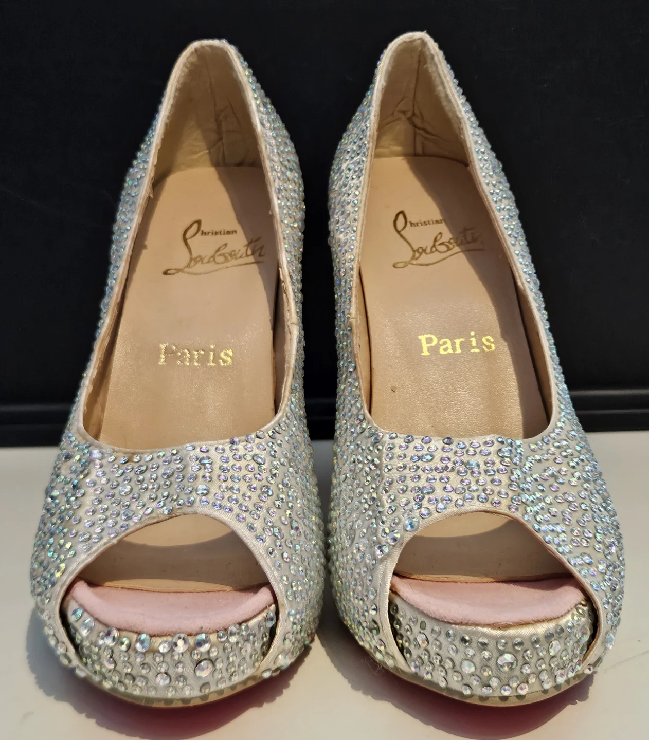 Christian Louboutin Peep Toe Heels