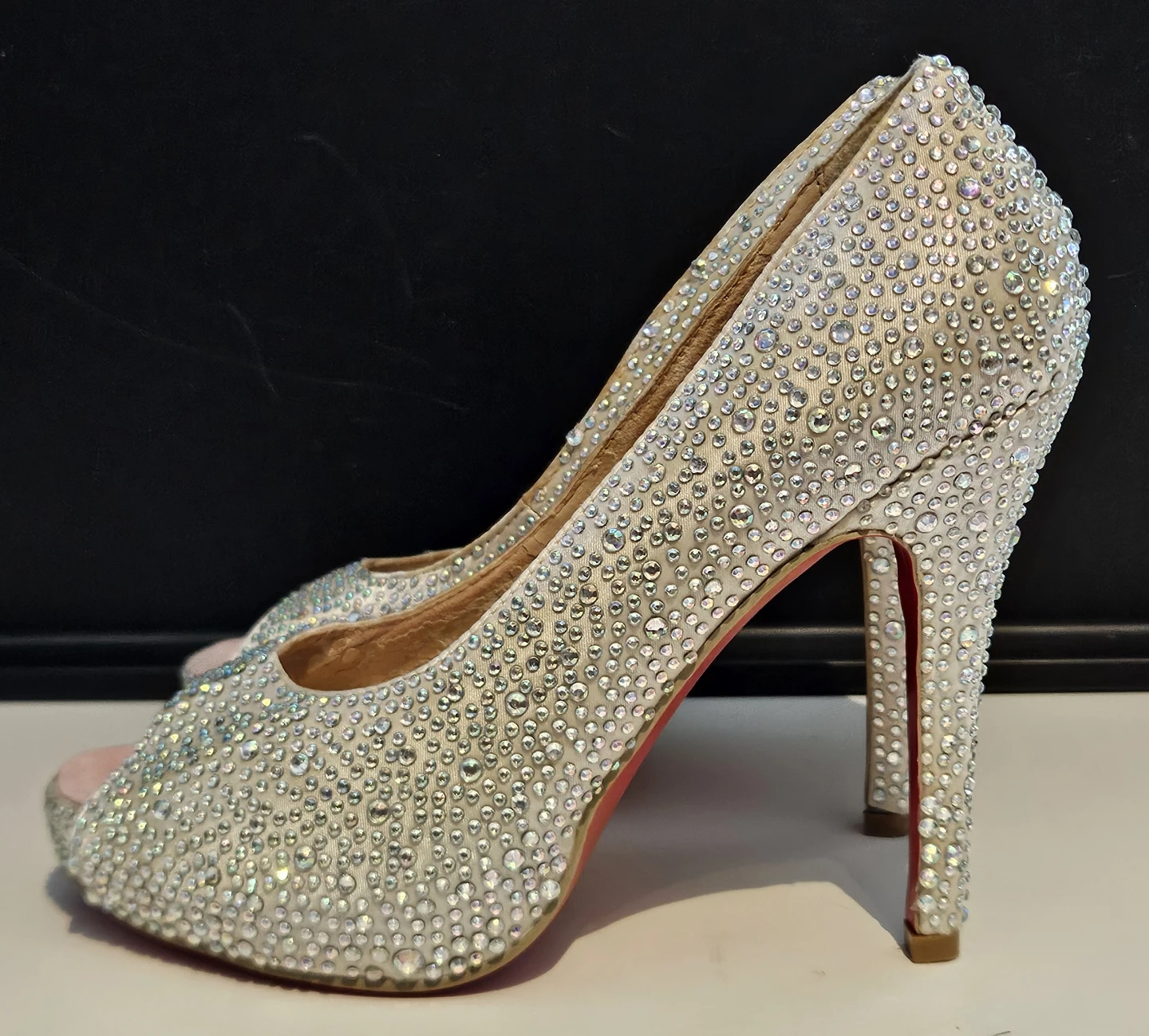Christian Louboutin Peep Toe Heels - photo 3