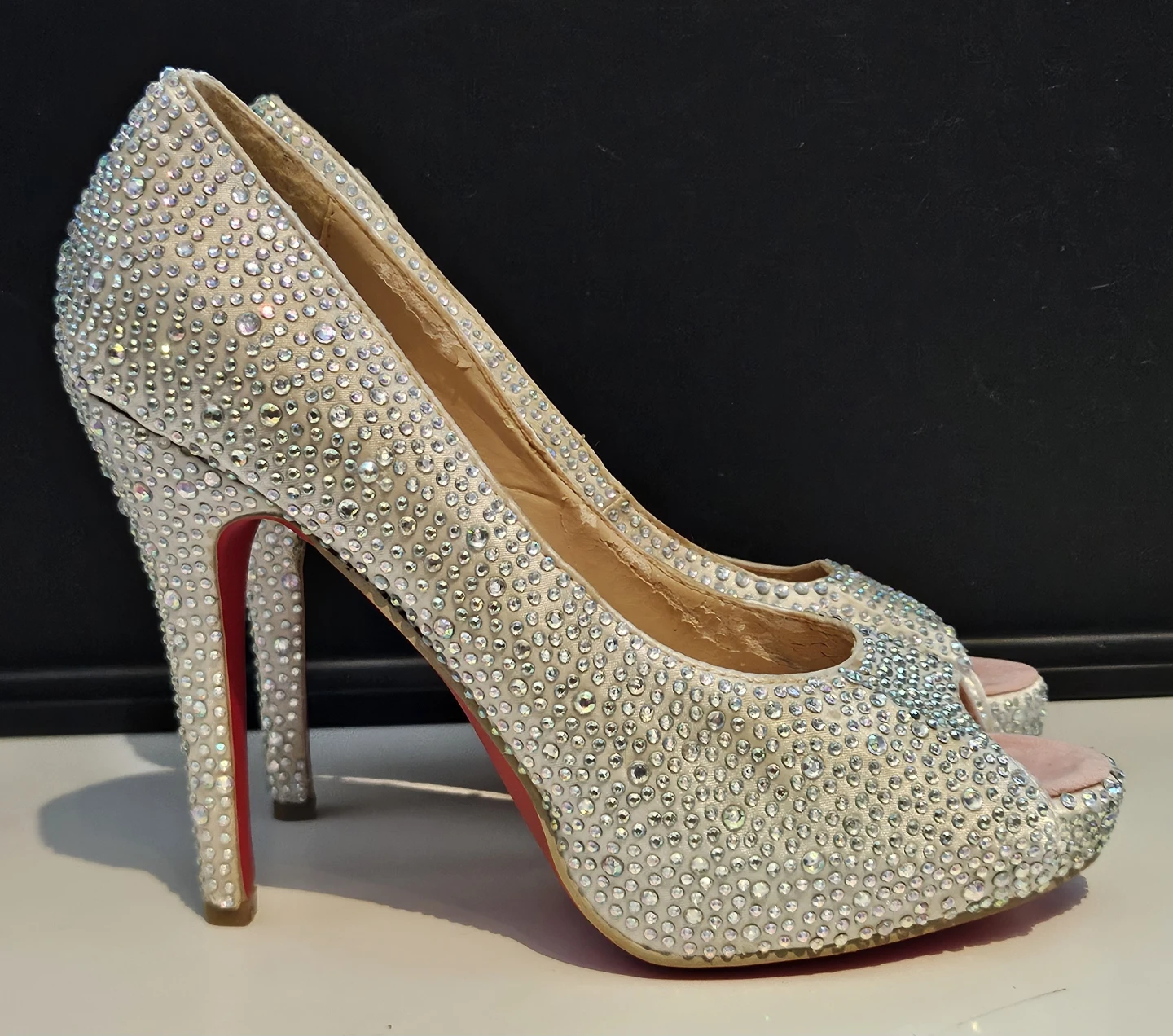 Christian Louboutin Peep Toe Heels - photo 5