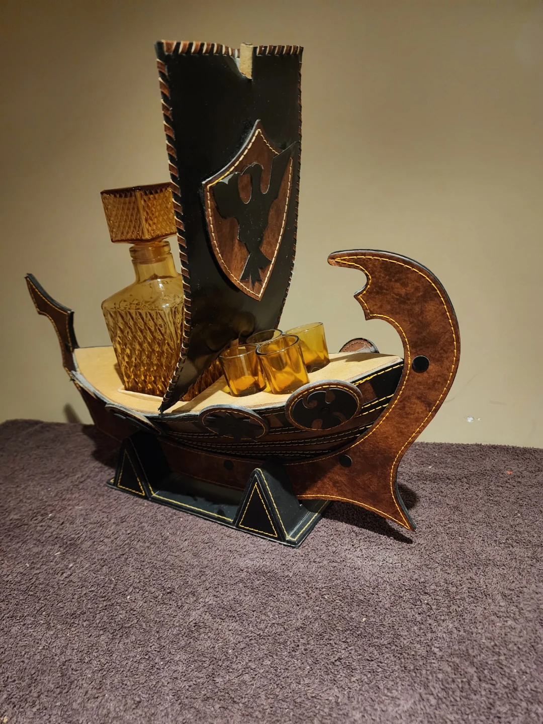 Viking Ship Decanter Set with Glasses - photo 4