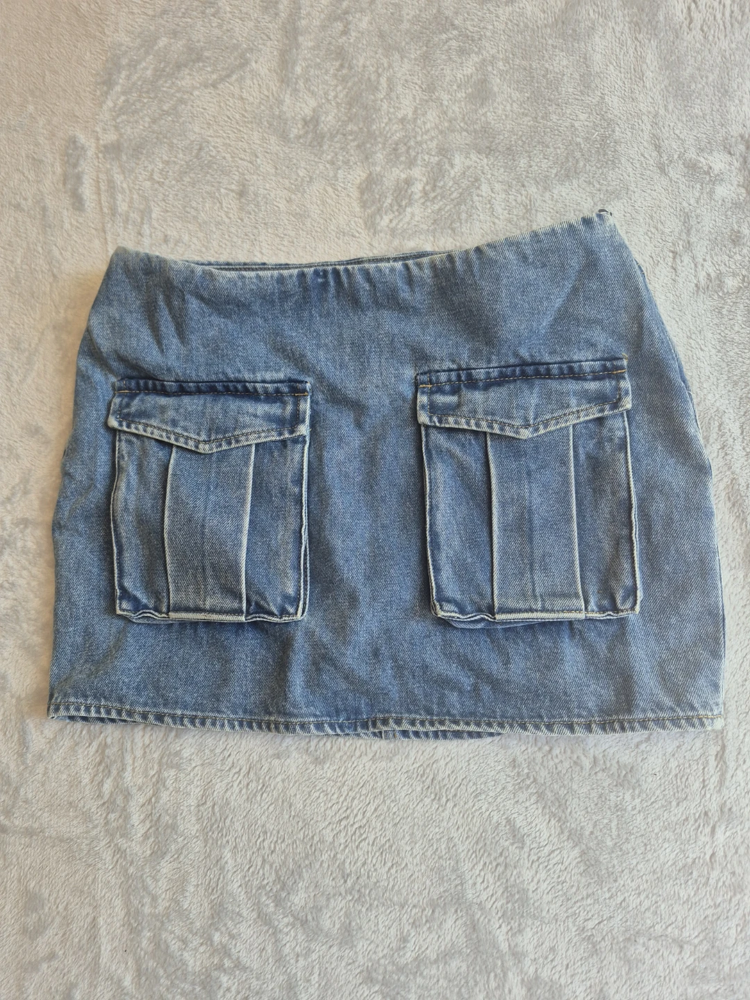 GREY LAB Denim Cargo Mini Skirt - photo 3
