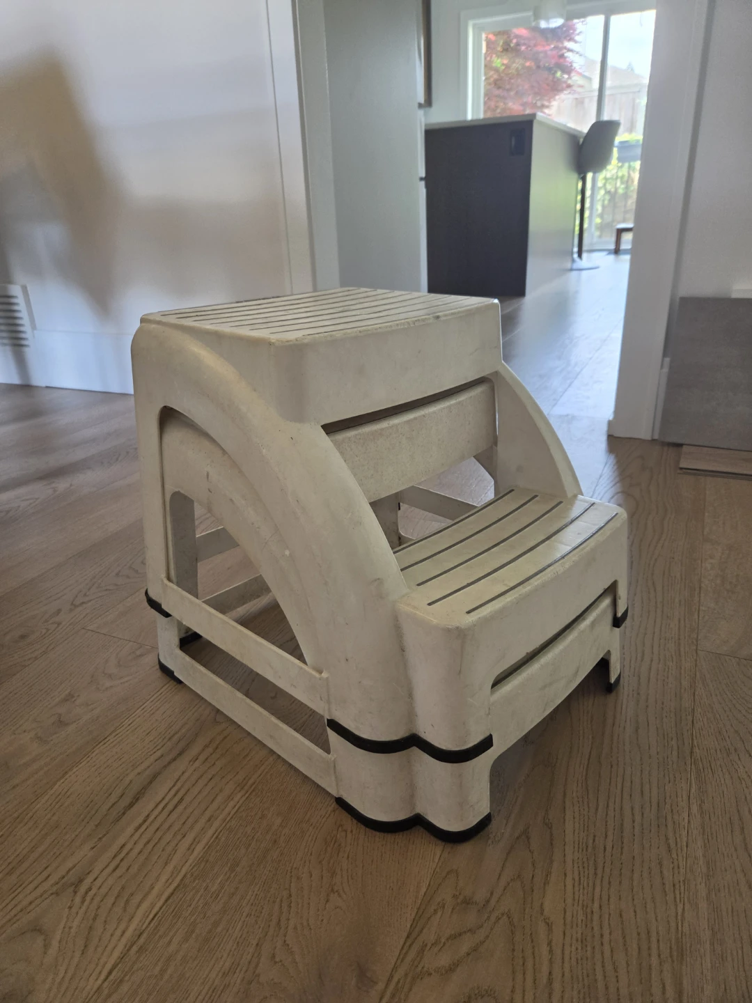 Pair of White Step Stools