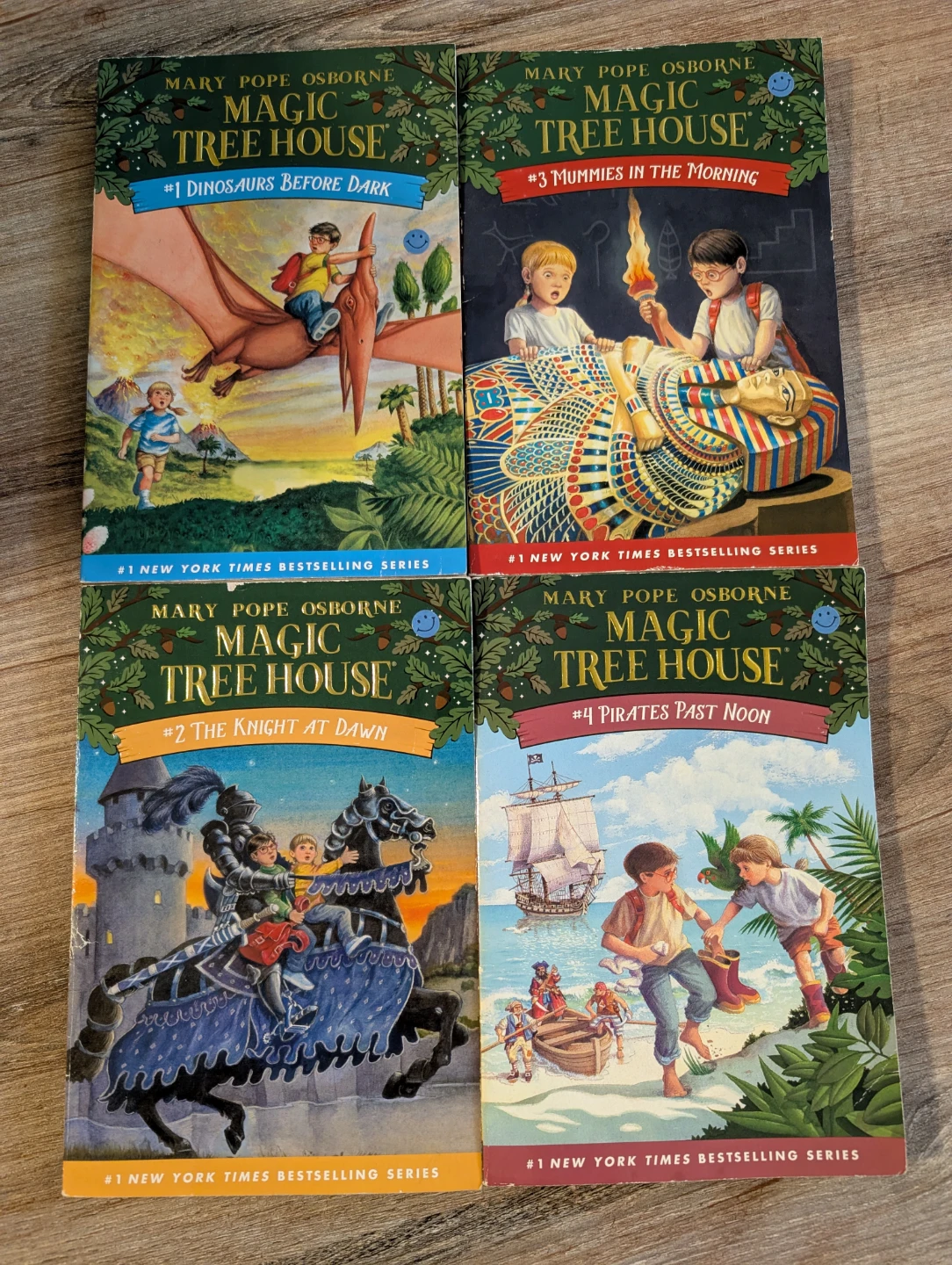 Magic Tree House Books 1-4 by Mary Pope Osborne
