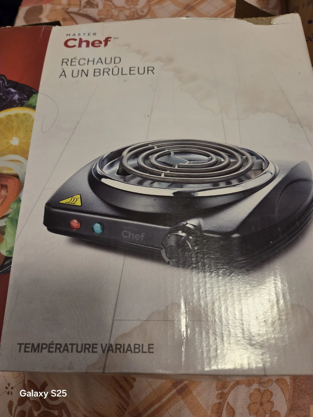 Master Chef Single-Burner Cooktop