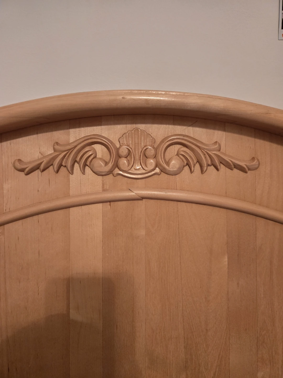 Full Size Wooden Bed with Mattress Pad - photo 4