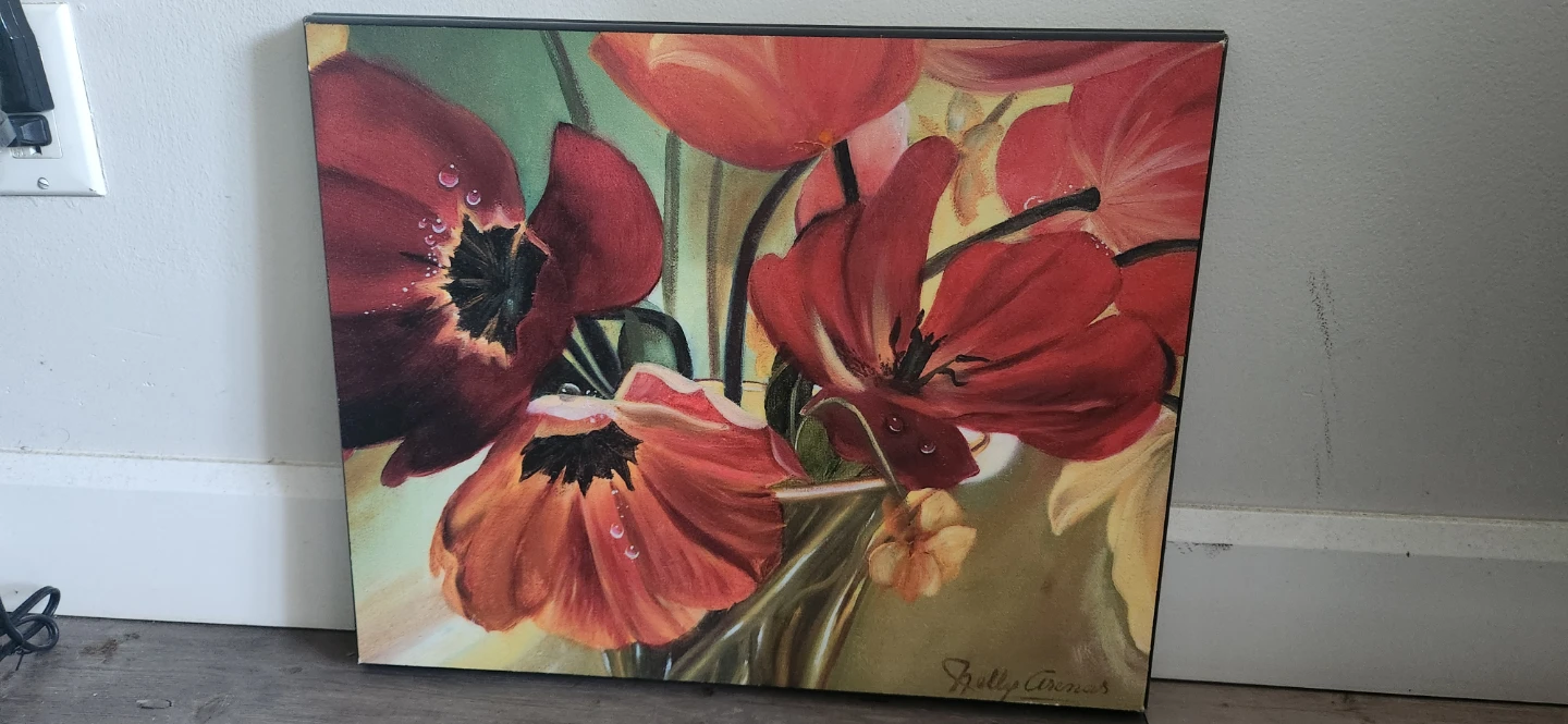 Made-in-Canada Floral Canvas Wall Art