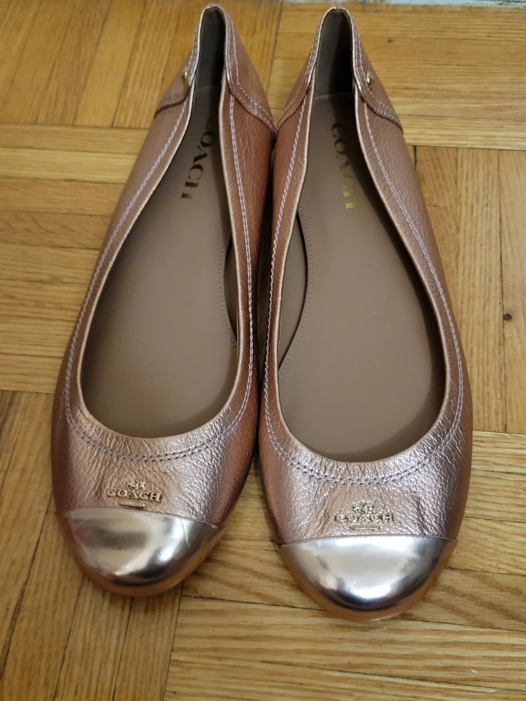 Coach Chelsea Rose Gold Ballet Flats