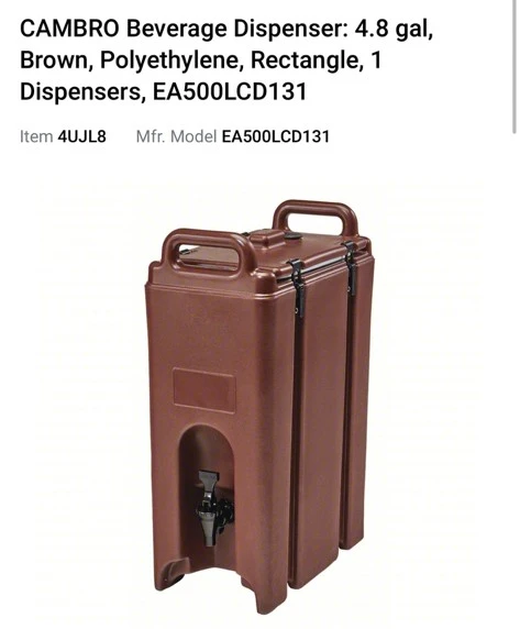 Iced teas cooler/dispenser