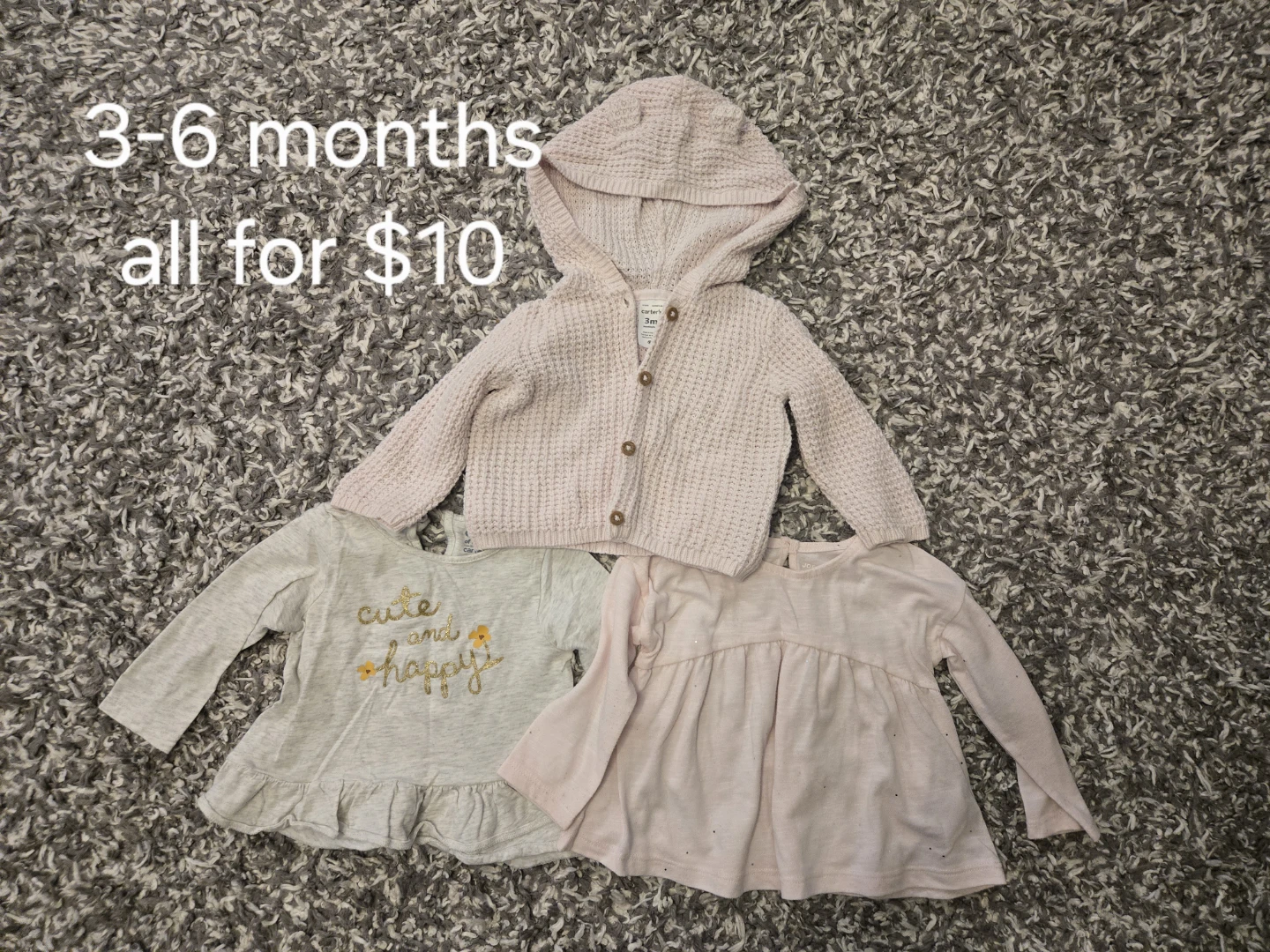 3-6 month baby girl clothes