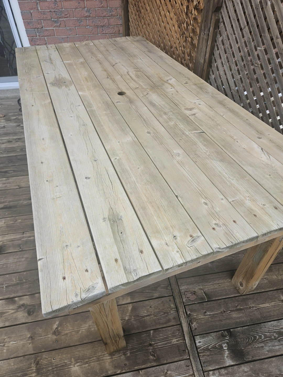 Wooden Outdoor Picnic Table - photo 3