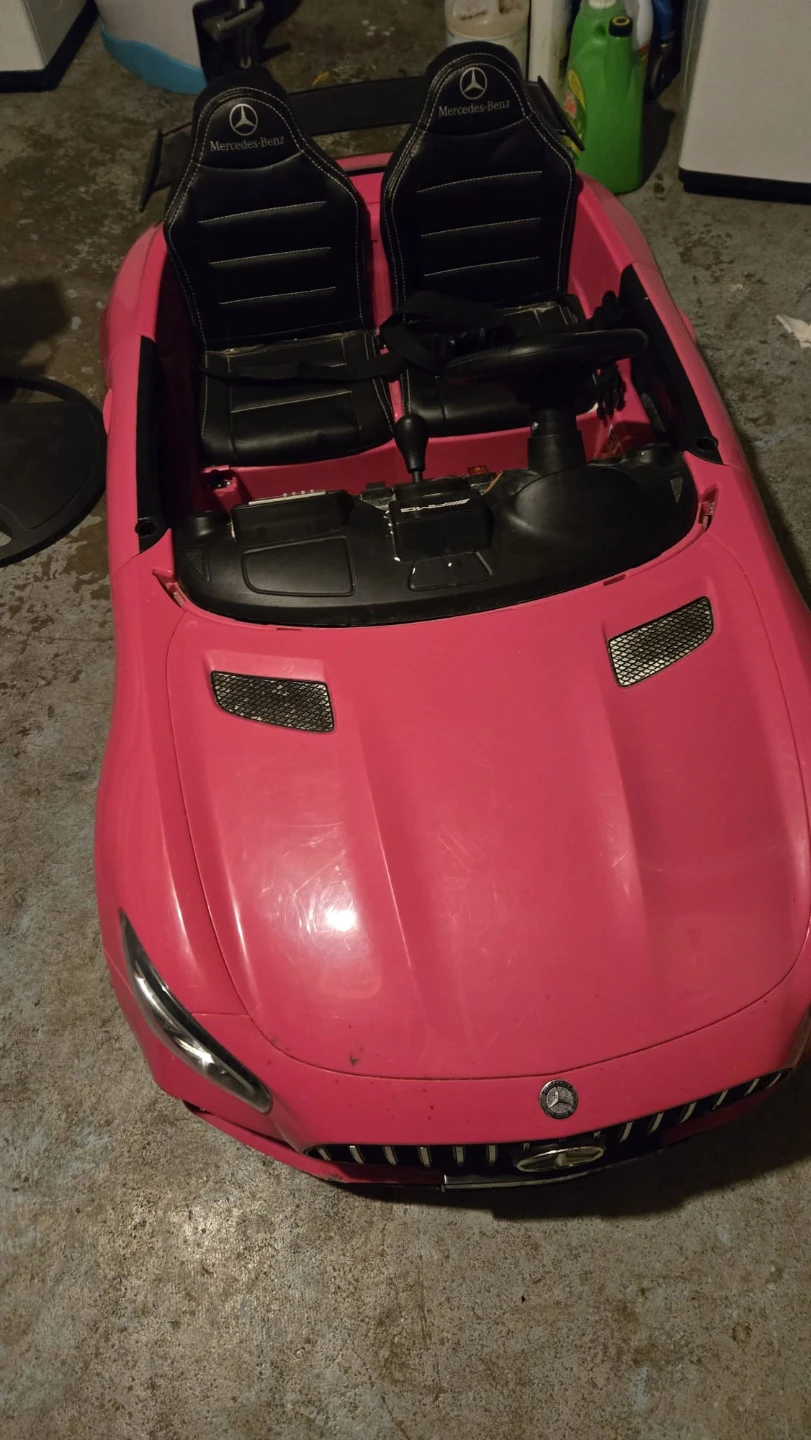 Pink Mercedes-Benz AMG Ride-On Car for Kids - photo 3