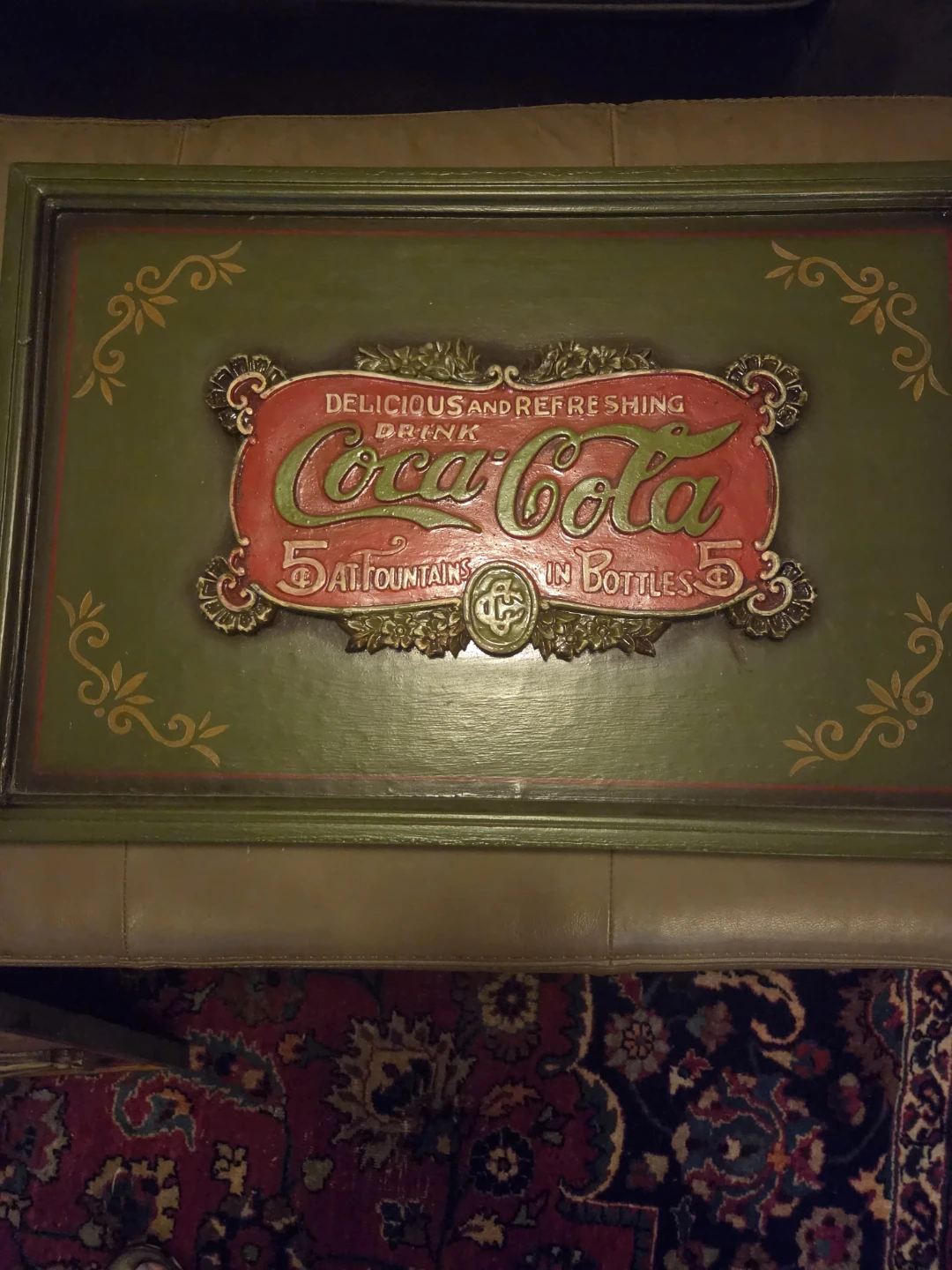 Coca-Cola "Delicious and Refreshing" Sign