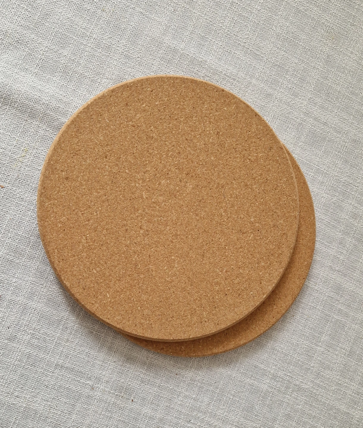 Round Cork Coasters (Set of 2)