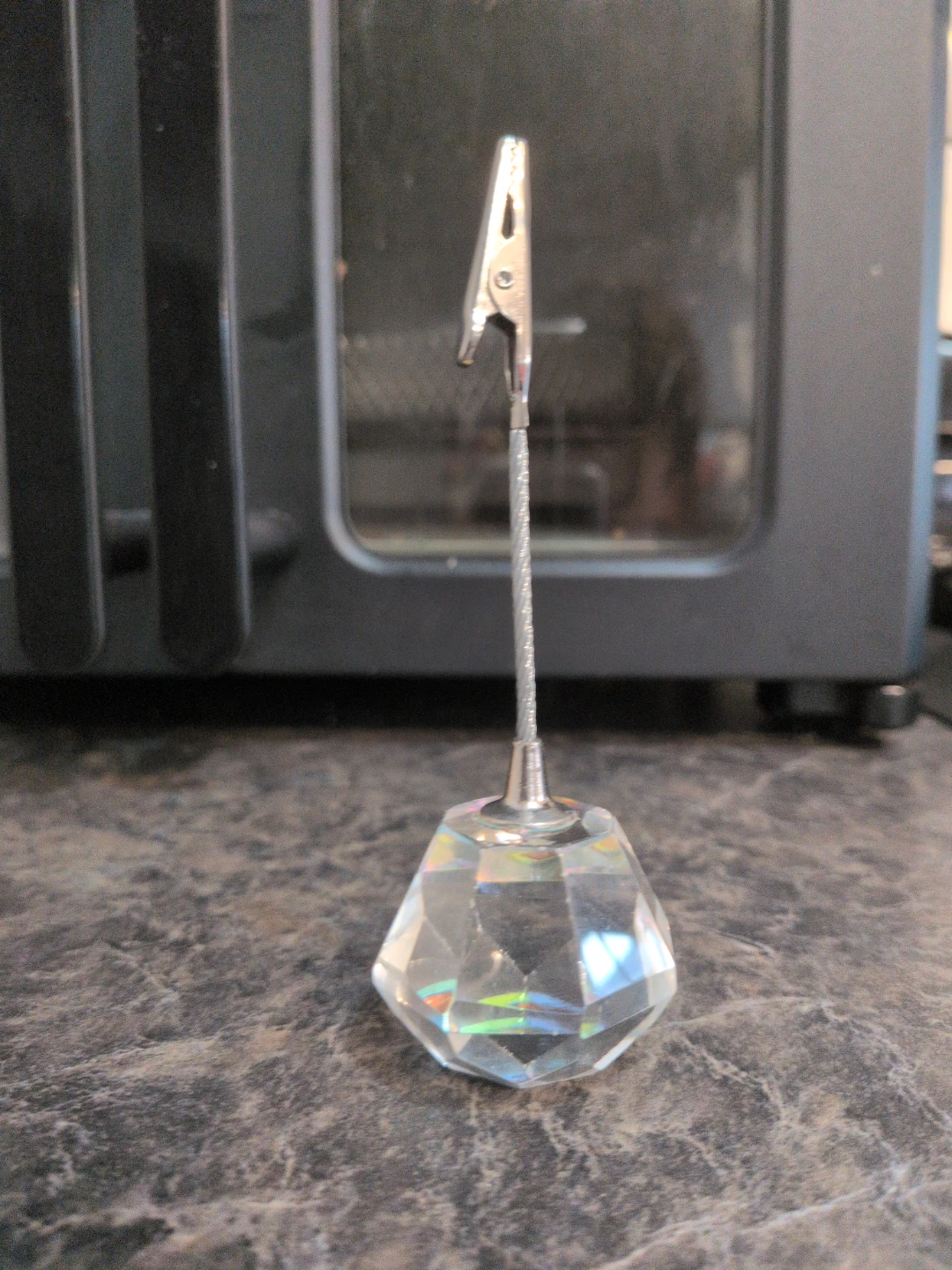 15 Crystal Gemstone Paperclip Holder