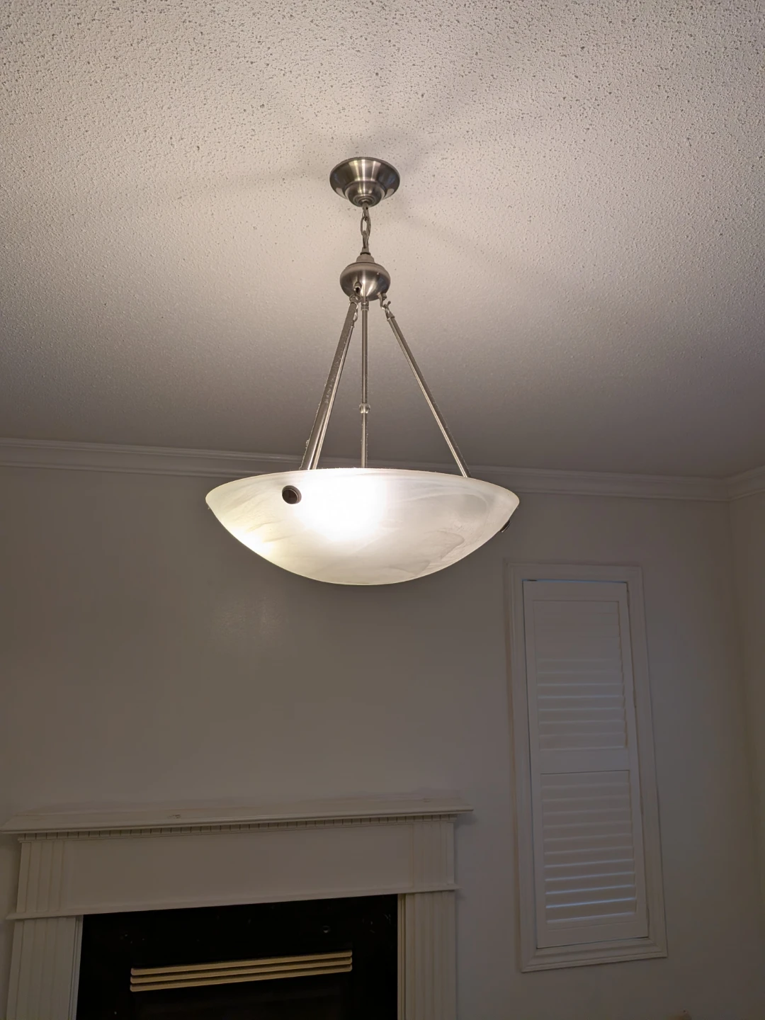 Satin Nickel Pendant Light Fixture