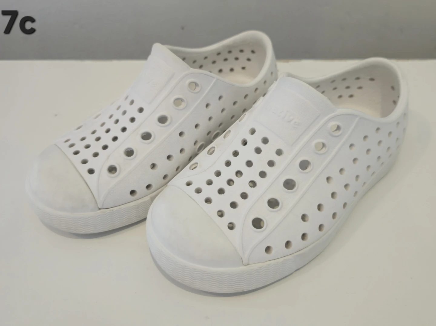 Kids Native Shoes - White 7c