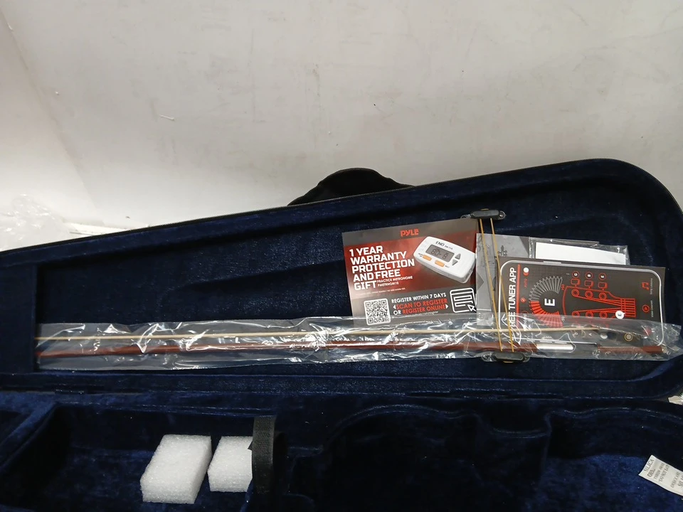 3PC PYLE FULL-SIZE BEGINNER 4/4, 23" VIOLIN SET - photo 4
