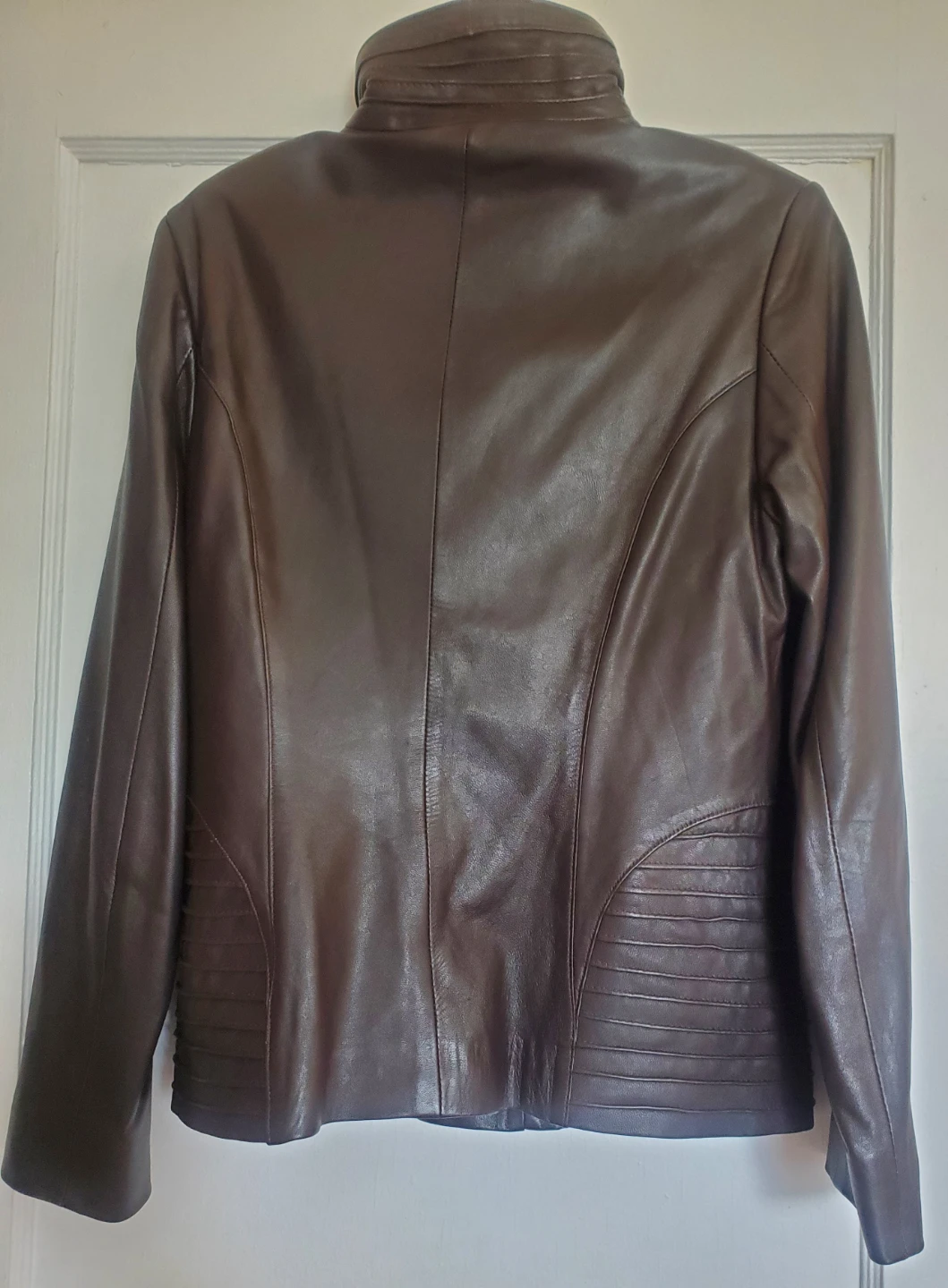 RIMA Leather Jacket - Brown, Size M - photo 2