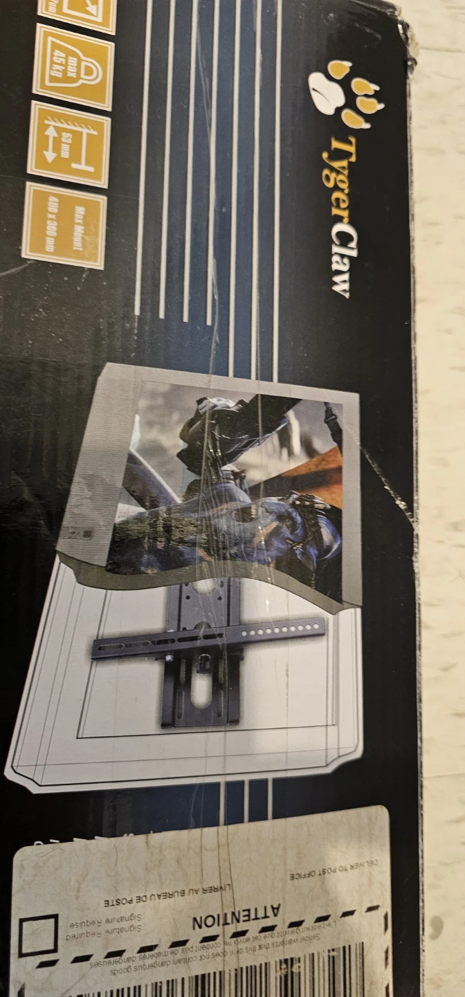 Tyger Claw Tilt Wall Bracket for Plasma/LED TVs