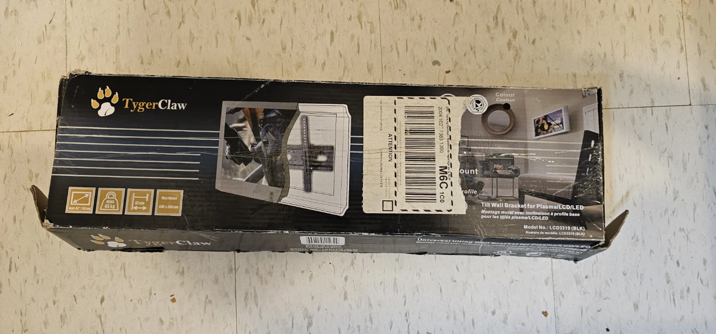 Tyger Claw Tilt Wall Bracket for Plasma/LED TVs - photo 2
