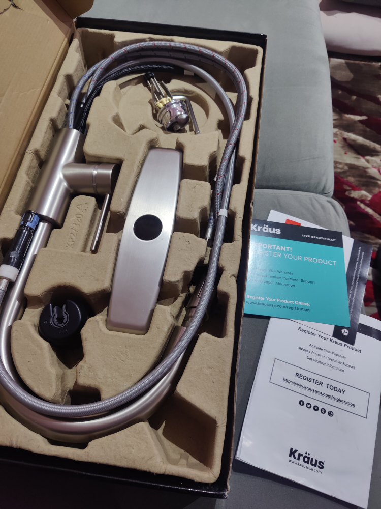 Kraus Oletto Single Handle Pull Down Kitchen Faucet KPF-2620 - photo 4