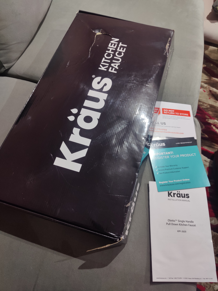 Kraus Oletto Single Handle Pull Down Kitchen Faucet KPF-2620 - photo 5