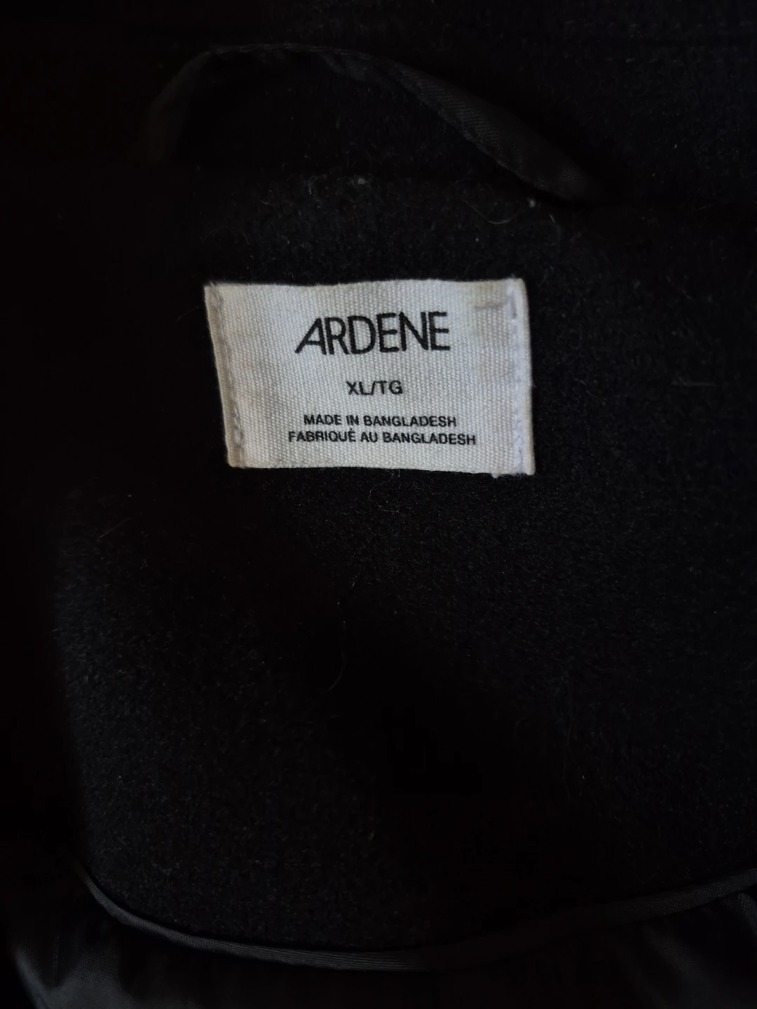 Ardene Black Wool Blend Coat - photo 3