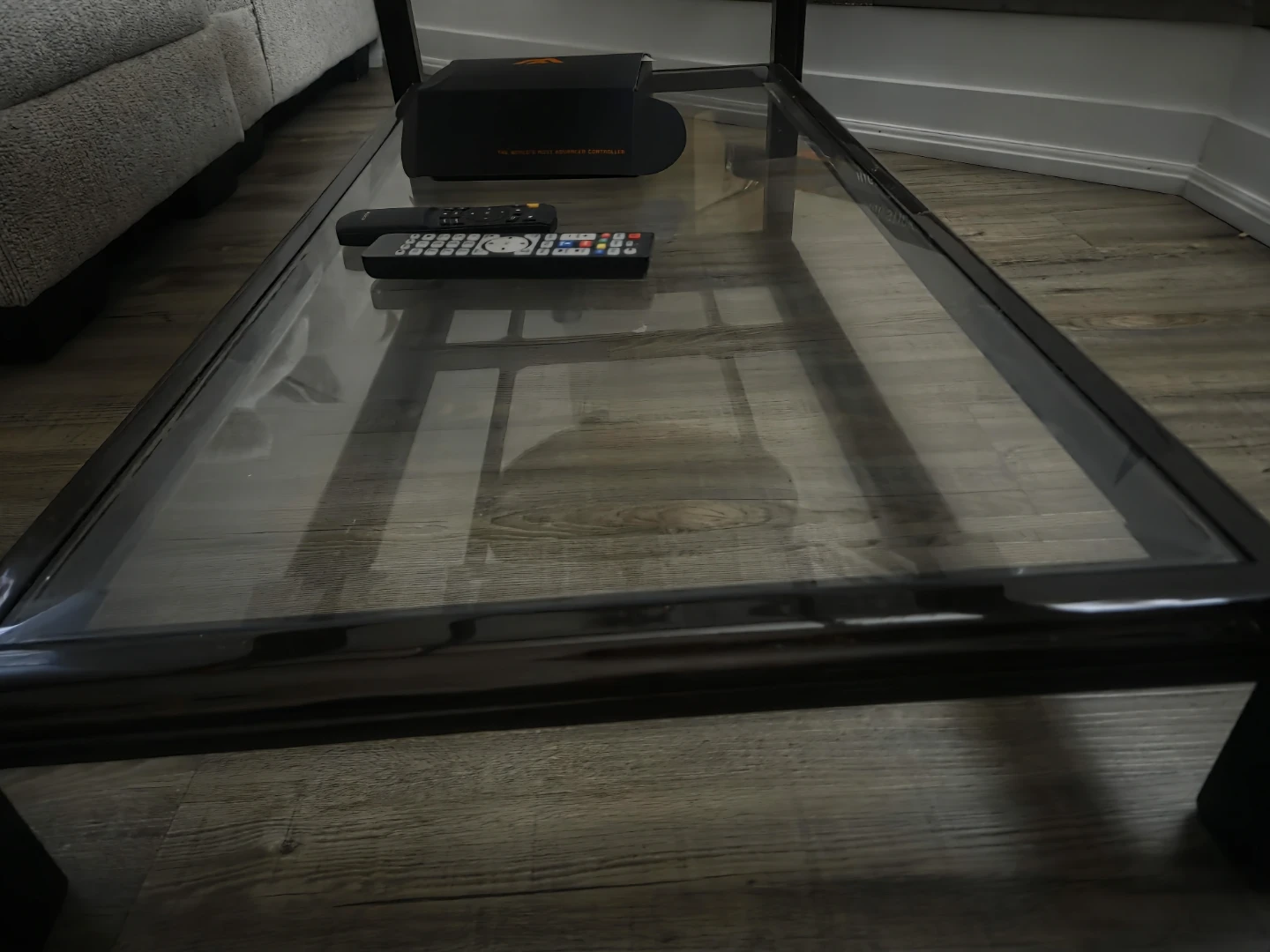 Merry Wood Coffee Table with Glass Top - photo 3