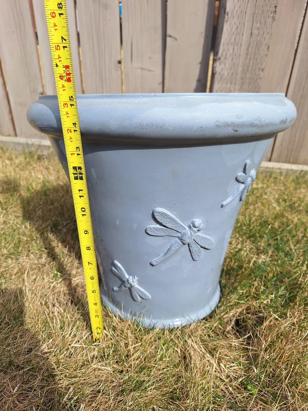 Dragonfly Flower Pot