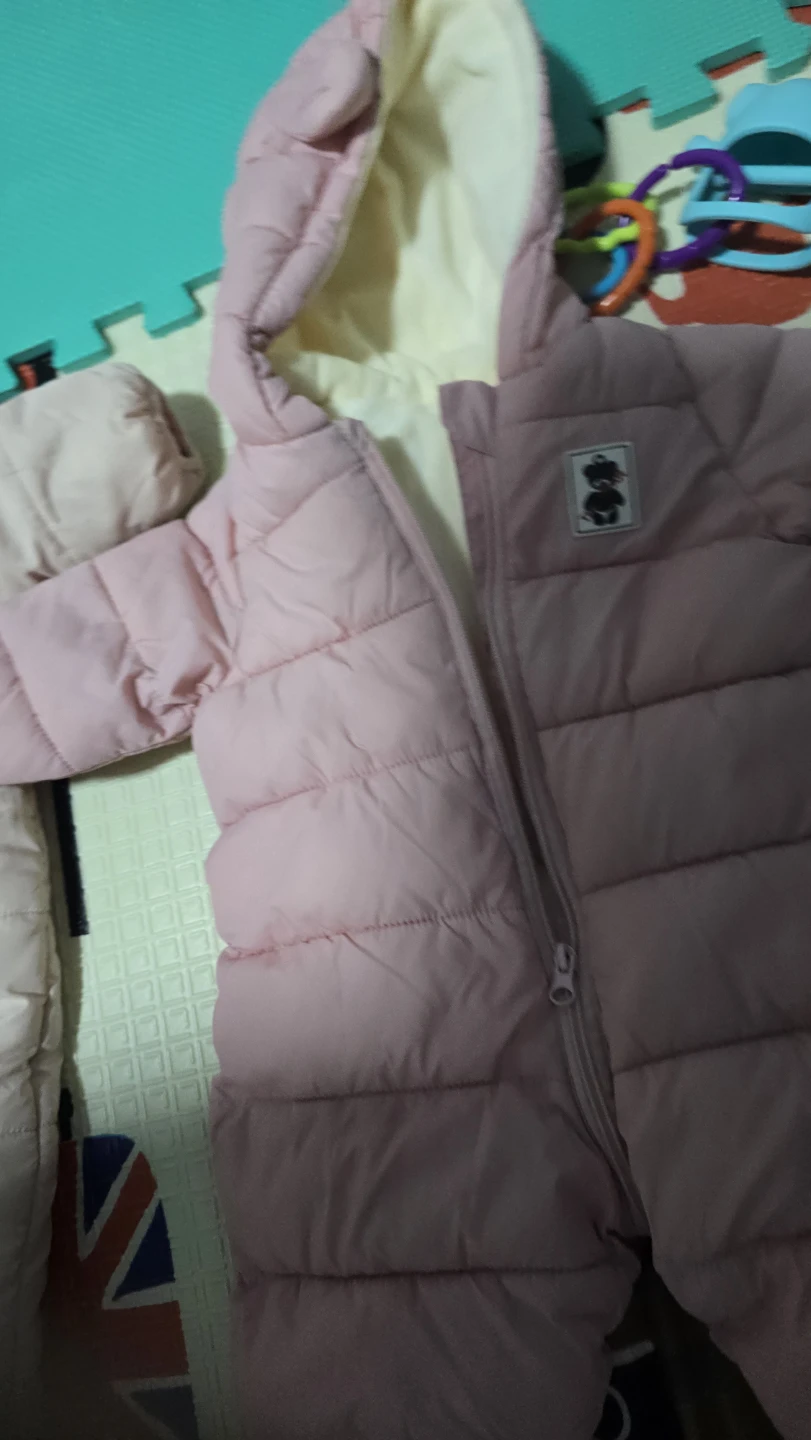 Jessica Simpson Pink Baby Snowsuit 3/6M