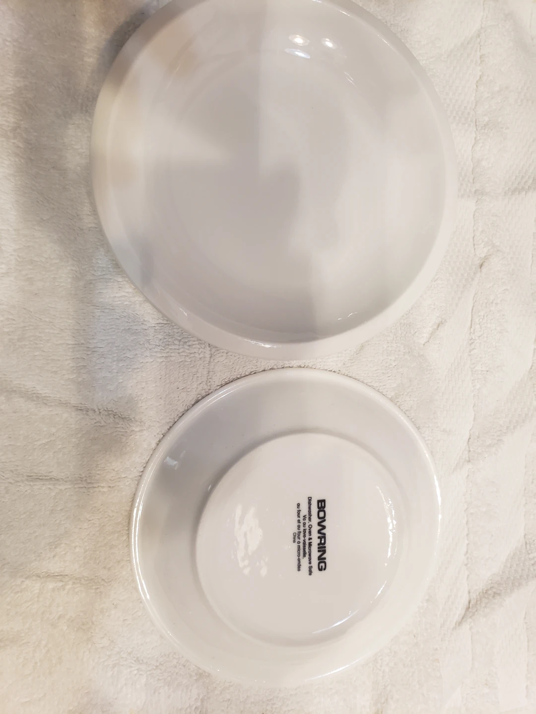 Bowring White Side Plates - Set of 4