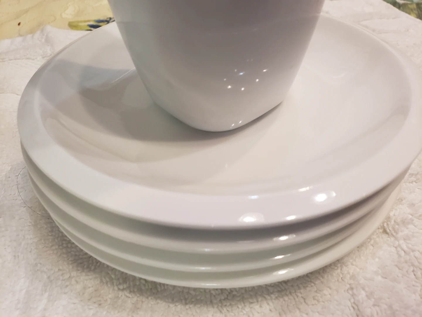 Bowring White Side Plates - Set of 4 - photo 3