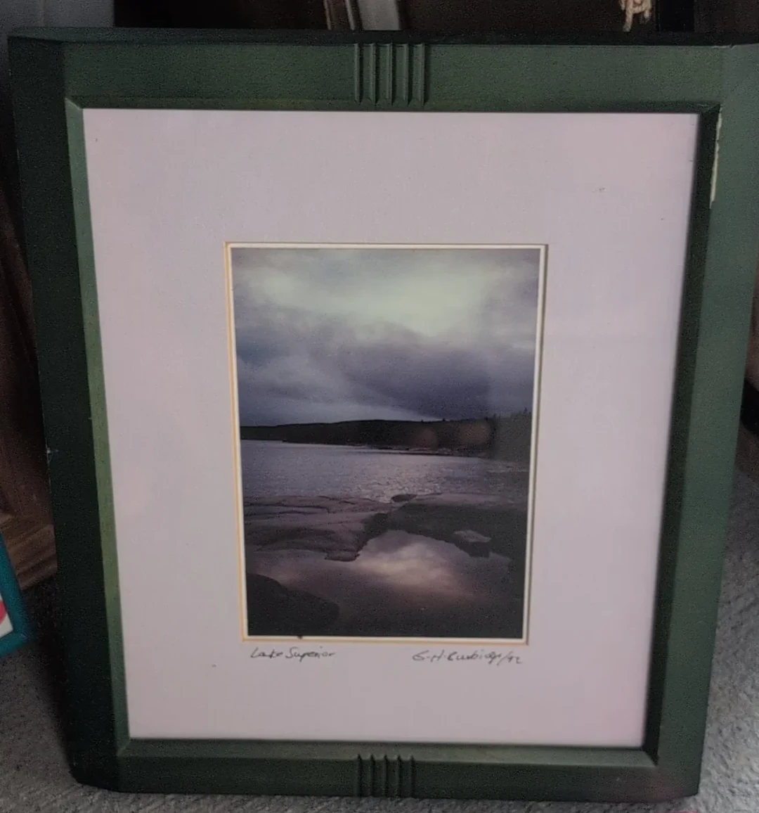 Framed Print "Lake Superior" by S.H. Ruddiger '92